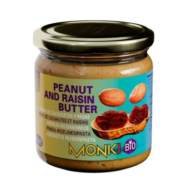 Monki Jordnötssmör med russin 330g
