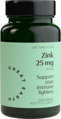 Great earth Zink 25 mg Tablett