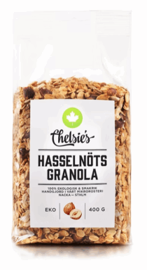 Chelsies Granola Hasselnöt 400g