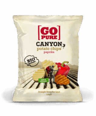 Go Pure Canyon Chips paprika 125g