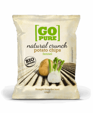 Go Pure Chips fänkål 125g