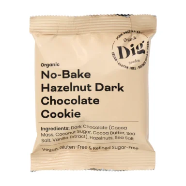 Dig No-Bake Hazelnut Dark Chocolate Cookie 30g