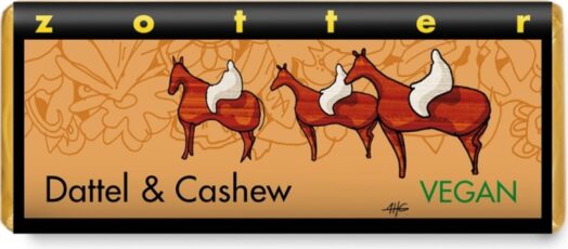 Zotter Date & Cashew vegansk ekologisk choklad 70 g