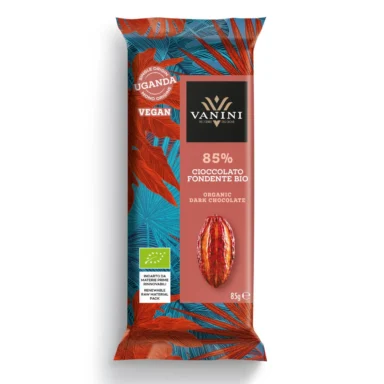 Vanini ekologisk mörk choklad Uganda 85% – 85 g chokladkaka